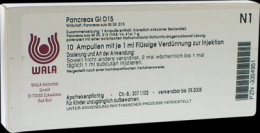 PANCREAS GL D 15 Ampullen 10X1 ml