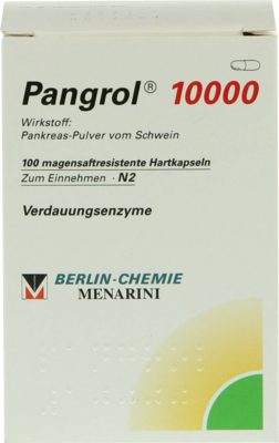PANGROL 10.000 Hartkps.m.magensaftr.berz.Pell. 100 St