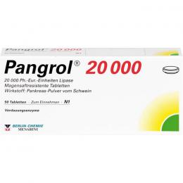 PANGROL 20.000 magensaftresistente Tabletten 50 St.