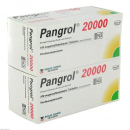 PANGROL 20000 magensaftresistente Tabletten 200 St Tabletten magensaftresistent