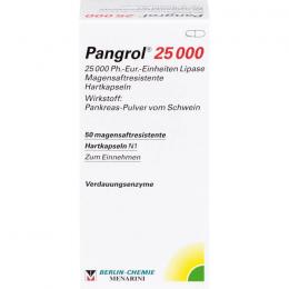 PANGROL 25.000 Hartkps.m.magensaftr.überz.Pell. 50 St.