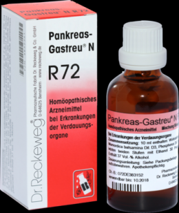 PANKREAS-GASTREU N R72 Mischung 22 ml