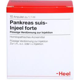 PANKREAS SUIS Injeel forte Ampullen 10 St.