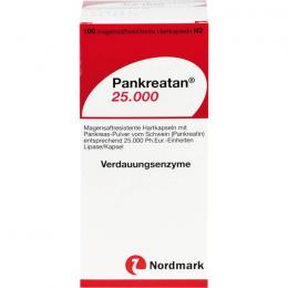 PANKREATAN 25.000 magensaftresistente Hartkapseln 100 St.