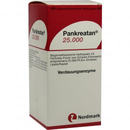 Ein aktuelles Angebot für PANKREATAN 25000 100 St Magensaftresistente Hartkapseln Verstopfung - jetzt kaufen, Marke NORDMARK Pharma GmbH.