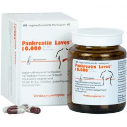 PANKREATIN Laves 10.000 Ph.Eur.-Einh.msr.Hartkaps. 100 St.