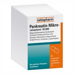 Pankreatin Mikro-ratiopharm 20000 50 St Kapseln