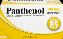 PANTHENOL 100 mg Jenapharm Tabletten 20 St