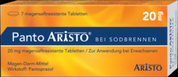 PANTO Aristo bei Sodbrennen 20 mg magensaftr.Tabl. 7 St