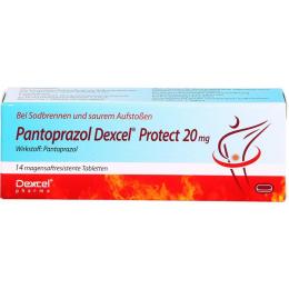 PANTOPRAZOL Dexcel Protect 20 mg magensaftres.Tab. 14 St.