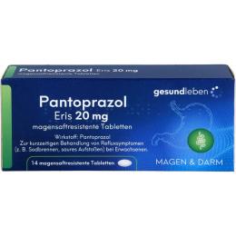 PANTOPRAZOL Eris 20 mg magensaftres.Tabletten 14 St.