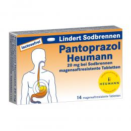 PANTOPRAZOL Heumann 20 mg b.Sodbrennen msr.Tabl. 14 St Tabletten magensaftresistent