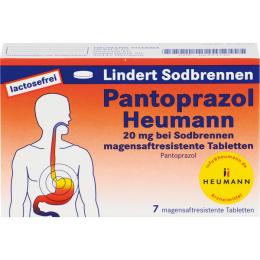 PANTOPRAZOL Heumann 20 mg b.Sodbrennen msr.Tabl. 7 St.