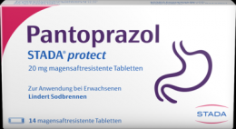 PANTOPRAZOL STADA protect 20 mg magensaftres.Tabl. 14 St