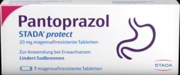 PANTOPRAZOL STADA protect 20 mg magensaftres.Tabl. 7 St