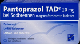 PANTOPRAZOL TAD 20 mg b.Sodbrenn. magensaftr.Tabl. 14 St