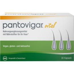 PANTOVIGAR vital Kapseln mit Nährstoffen für Haare 30 St. (14,1 g)