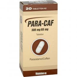 PARA CAF 500 mg/65 mg Tabletten 20 St Tabletten