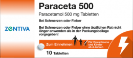 PARACETA 500 Tabletten 10 St