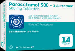 PARACETAMOL 500-1A Pharma Tabletten 20 St