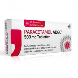 PARACETAMOL ADGC 500 mg Tabletten 20 St Tabletten