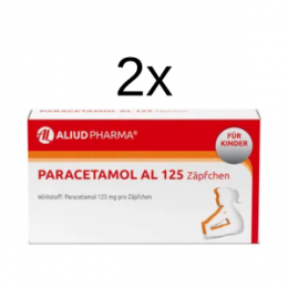PARACETAMOL AL 125 Säuglings-Suppos. 2 x 10 St.