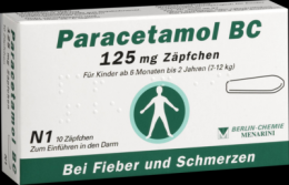 PARACETAMOL BC 125 mg Suppositorien 10 St