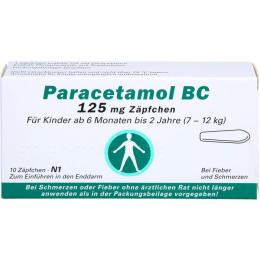 PARACETAMOL BC 125 mg Suppositorien 10 St.