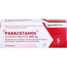 PARACETAMOL Schmerztabletten 20 St.