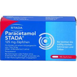 PARACETAMOL STADA 125 mg Zäpfchen 10 St.