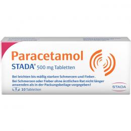 PARACETAMOL STADA 500 mg Tabletten 10 St.