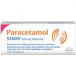 PARACETAMOL STADA 500 mg Tabletten 20 St.