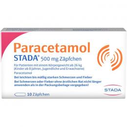 PARACETAMOL STADA 500 mg Zäpfchen 10 St.
