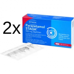 PARACETAMOL STADA 500 mg Zäpfchen 2 x 10 St.