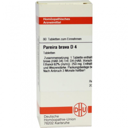 PAREIRA BRAVA D 4 Tabletten 80 St