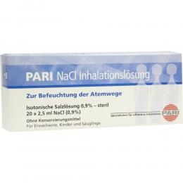 PARI NaCl Inhalationslösung Amp 20 X 2.5 ml Ampullen