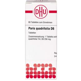 PARIS QUADRIFOLIA D 6 Tabletten 80 St.