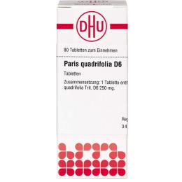 PARIS QUADRIFOLIA D 6 Tabletten 80 St.