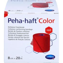 PEHA-HAFT Color Fixierbinde 8 cmx20 m rot 1 St.