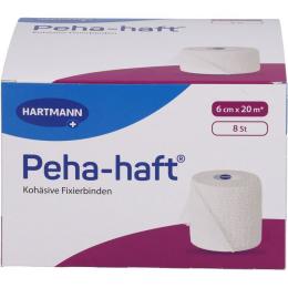 PEHA-HAFT Fixierbinde latexfrei 6 cmx20 m 8 St.