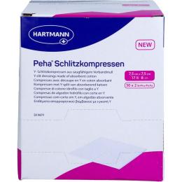 PEHA SCHLITZKOMPRESSEN 7,5x7,5 cm steril 8fach 100 St.