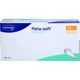 PEHA-SOFT Latex protect Unt.Hands.unsteril pf XS 100 St.