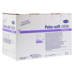 PEHA-SOFT nitrile Unt.Handsch.steril puderfrei L 50 X 2 St Handschuhe
