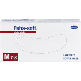 PEHA-SOFT nitrile white Unt.Hands.unsteril pf M 100 St.