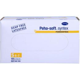 PEHA-SOFT Syntex Unters.Handsch.unste.pud.frei S 100 St.