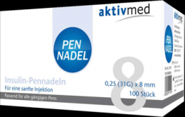 PEN-NADELN Universal 8 Kanlen 0,26x8 mm 100 St