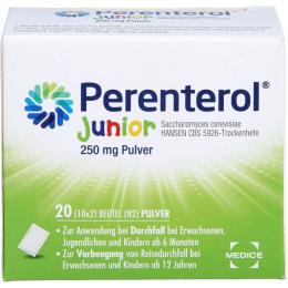 PERENTEROL Junior 250 mg Pulver Btl. 20 St.