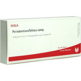 Ein aktuelles Angebot für PERIODONTIUM/SILICEA comp.Ampullen 10 X 1 ml Ampullen Homöopathische Komplexmittel - jetzt kaufen, Marke WALA Heilmittel GmbH.