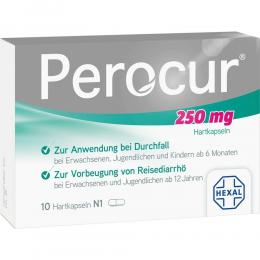PEROCUR 250 mg Hartkapseln 10 St Hartkapseln