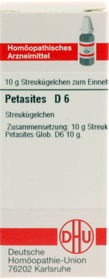 PETASITES D 6 Globuli 10 g